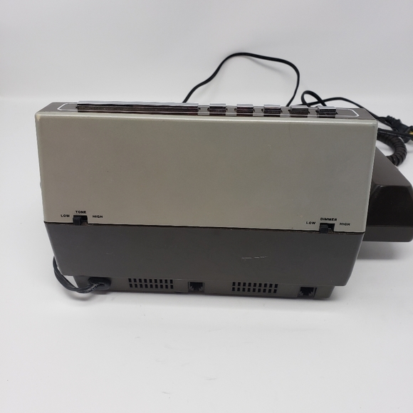 Phone Tech Telephone Alarm Clock Radio Vintage - Picture 9 of 16